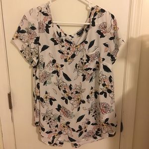 Torrid floral flowy blouse